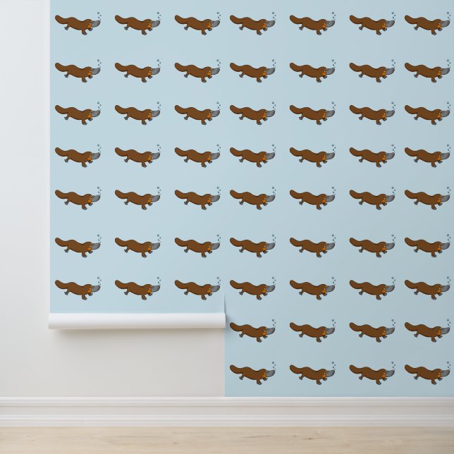 Papier Peint platypus à bec de canard drôle (Application)