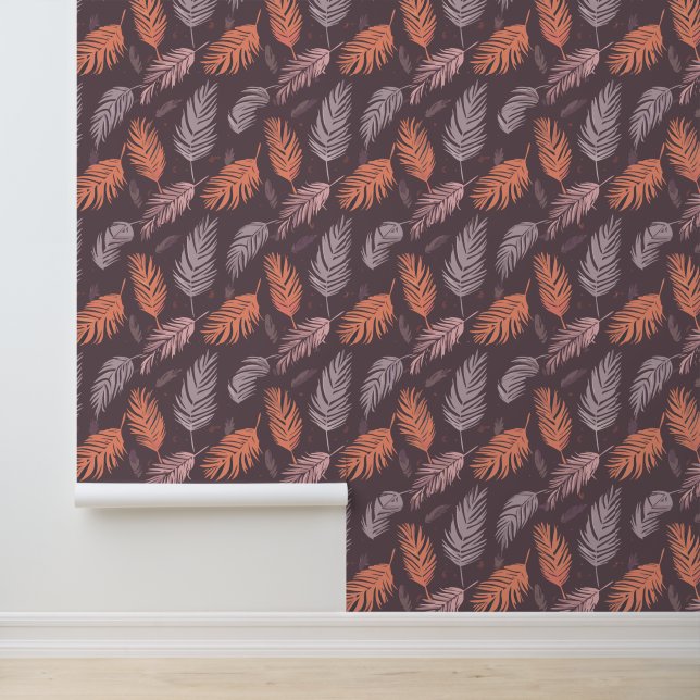 Papier Peint Plumes tombantes (Application)