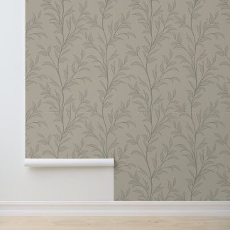 Papier Peint Poésie de Feuille et de tiges XL 3 feuillage