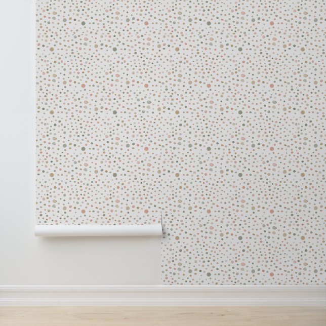 Papier Peint Points d'aquarelle Mandy Confetti (Application)