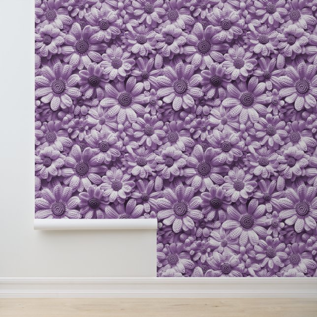 Papier Peint Poireaux au crochet moderne (Application)