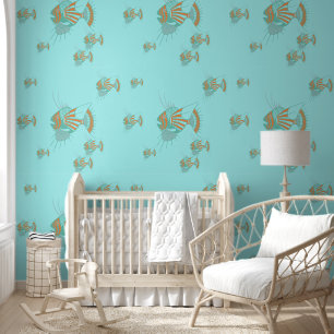 Papier Peint Poissons aquatiques tropicaux