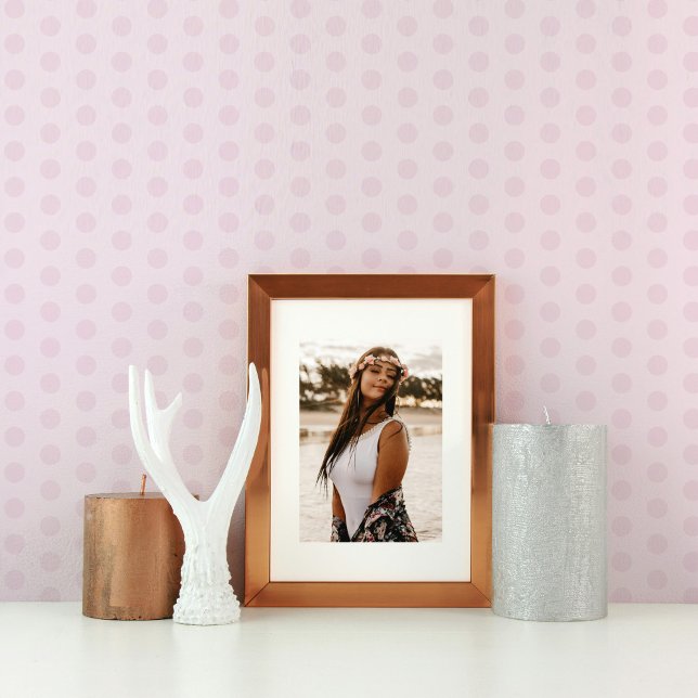 Papier Peint Polkadot rose pastel (Créateur téléchargé)
