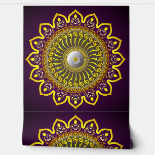 Papier Peint Porte-peaux Abstrait multicolore Peel and Stick