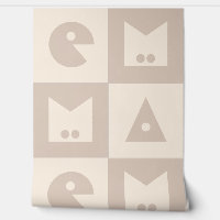 Papier peint pour bébé à quatre lettres nom de béb