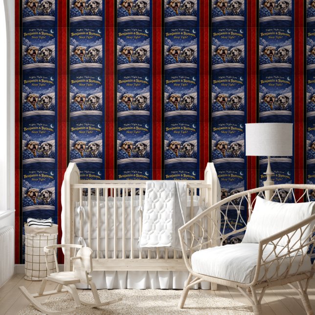 papier peint pour nurserie/nuit de Benjamin et bou (Enfants)