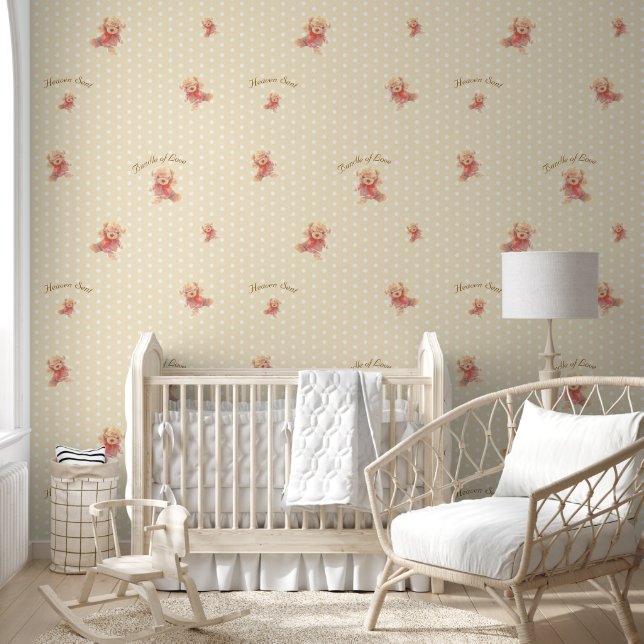 Papier Peint Pour Nursery Ours en Peluche Marron C (Enfants)