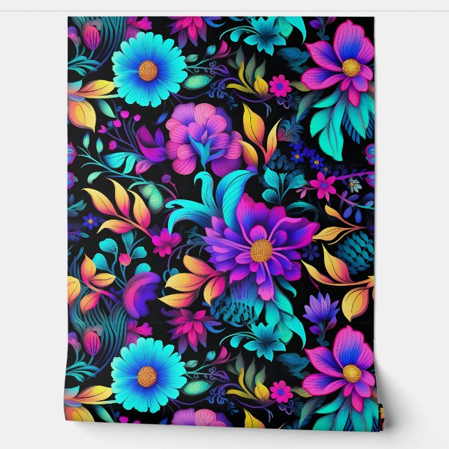 Papier Peint Prismatic Petalscape (Déroulement)