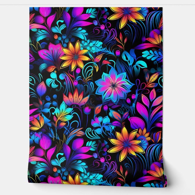 Papier Peint Prismatic Petalscape (Déroulement)