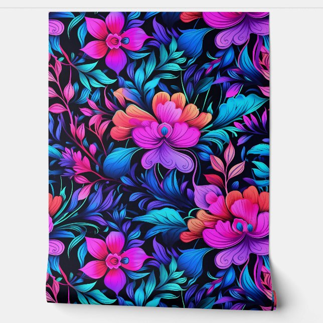 Papier Peint Prismatic Petalscape (Déroulement)