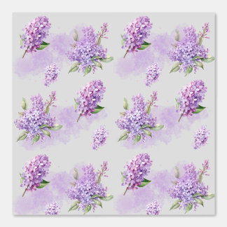Papier Peint Purple Lilac Watercolor Pastel Purple Background