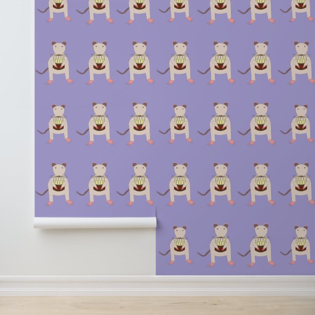 Papier Peint Rat de Siamese avec gâteau d'anniversaire (Application)