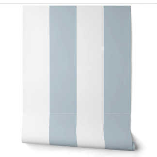 Papier Peint Rayure Cabane Fauteuil Transat Bleu Poudre Gras