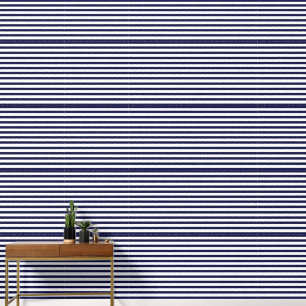 Papier Peint Rayure Navy