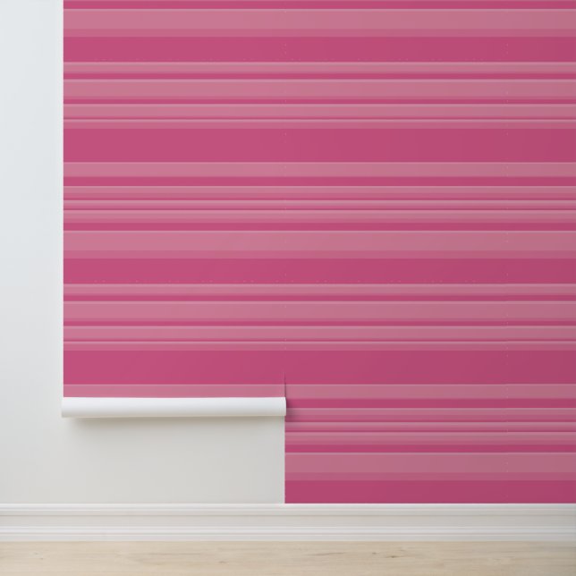 Papier Peint Rayures complexes en rose (Application)