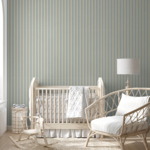 Papier Peint Rayures grises bleues de la collection Farm Land