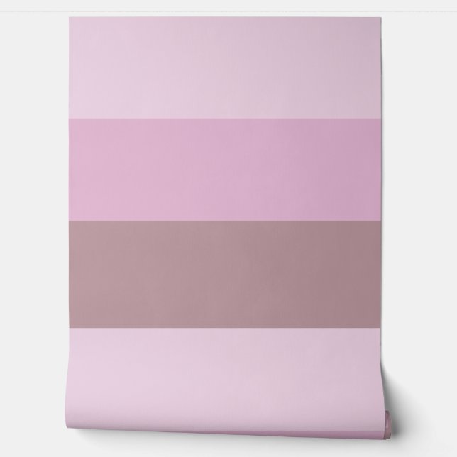 Papier Peint Rayures ombrées roses (Déroulement)