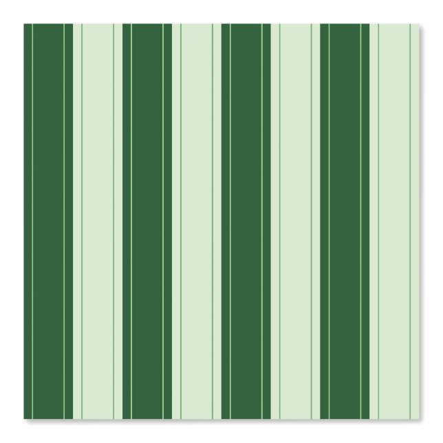 Papier Peint Rayures Vertes Rustiques Simples avec Ticking (Recto)