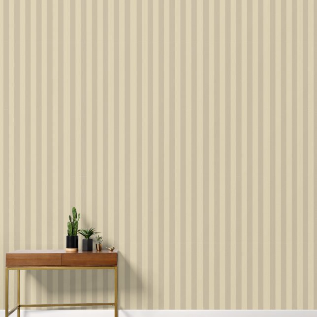 Papier Peint rayures verticales beiges épaisses (Couloir)