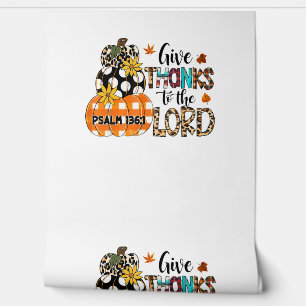Papier Peint REMERCIER L'ÉTERNEL Christian Thanksgiving Hol