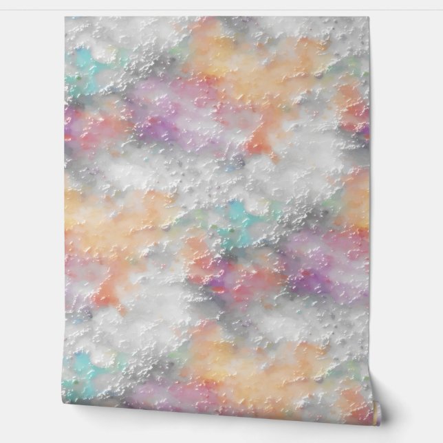 Papier Peint Rendu rustique teinté (Déroulement)