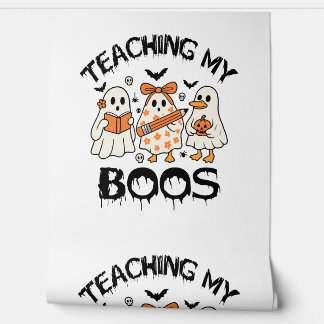 Papier Peint Retro Enseigner Mes Boos Halloween
