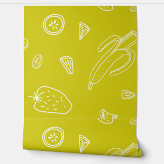 Papier Peint Retro food Wallpaper