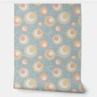 Retro Whimsy Pastel Leopard Spots et Cercles