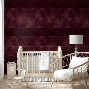 Papier Peint Romance Vin De Minuit Dark Satiny Grunge Damask