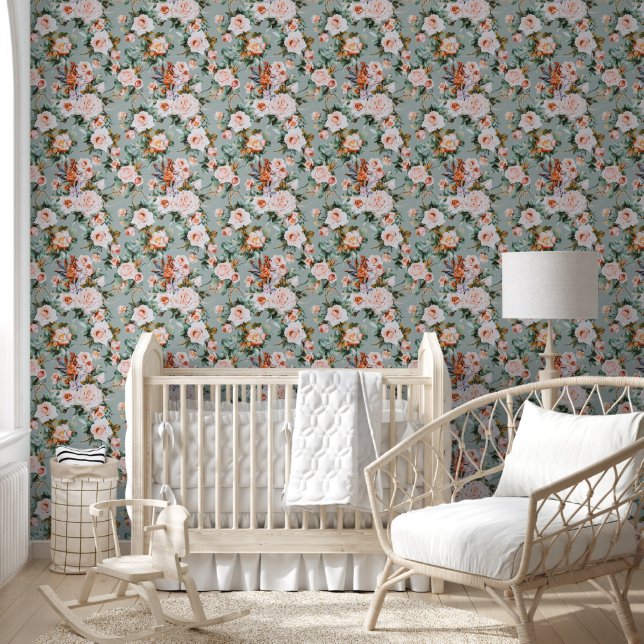 Papier Peint Romantic Blossom Haven (Enfants)