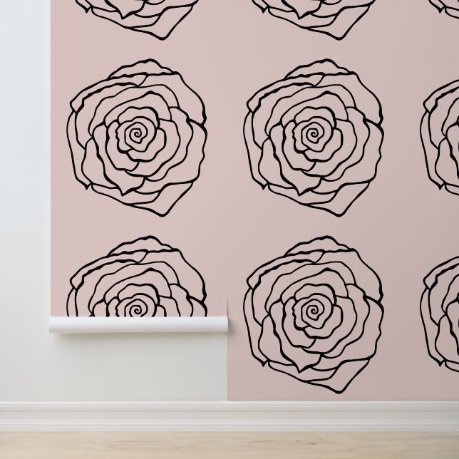 Papier peint rose (Application)