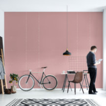 Rose Dusty moderne | Hiver Décor de bureau