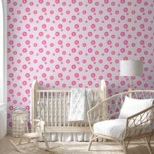 Papier Peint Rose marguerite