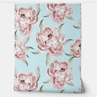 Papier peint rose moderne