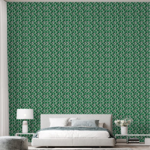 Papier Peint Rose vert