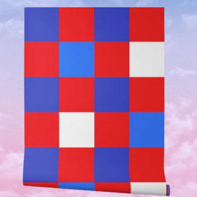 Papier Peint Rouge, Blanc & Gras – Fête de l'Indépendance patri (Créateur téléchargé)