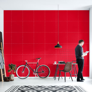 Papier Peint Rouge Cadmium Couleur Uni