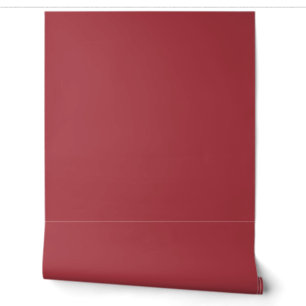 Papier Peint Rouge Écarlate Lourd / Couleur Uni Crimson Humeur