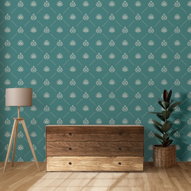 Papier Peint Royal Baroque Style Damask Seamless Luxe (Créateur téléchargé)