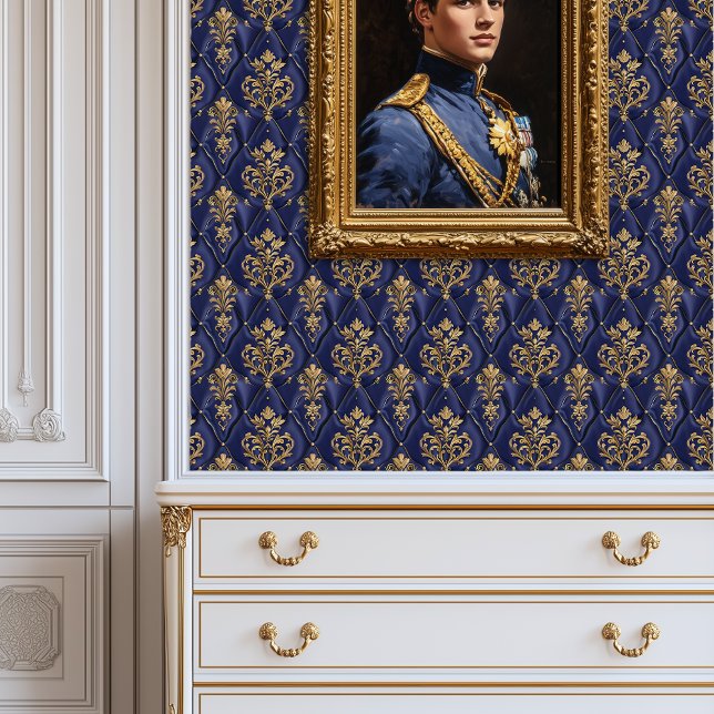 Papier Peint Royal Tuft Princesscore (Gilded Royal Tuft Princesscore Wallpaper)