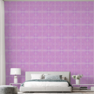 Papier Peint Sable brillant violet et fuchsia sur blanc