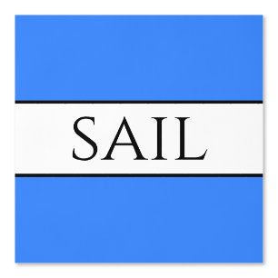 Papier Peint SAIL Bleu Bleu Bleu Noir Blancs