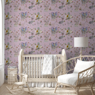 Papier Peint Salle pour enfants à thème Woodland