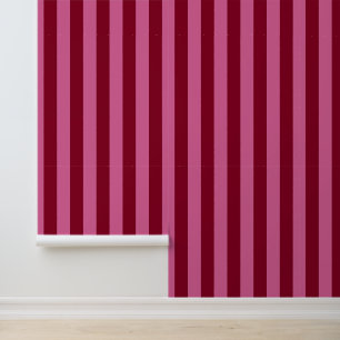 Papier Peint Salsa Flamingo Rayure Rose