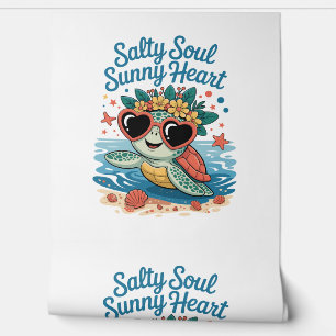 Papier Peint Salty Soul Sunny Heart Turtle Été