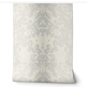 Papier peint sans couture floral beige gris neutre