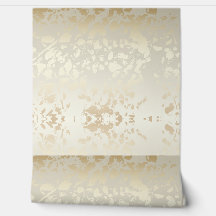Papier peint sans couture floral beige neutre