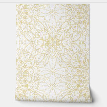 Papier Peint Sans Couture Mandala Or Luxe