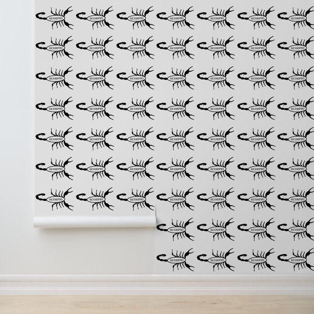 Papier Peint Scorpio noir Scorpion étoile (Application)