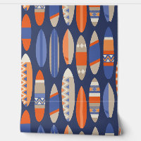 Secret Beach Hawaiian Surfboards - Navy et Orange